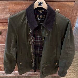 Like New Barbour Men's Dark Green Field Jacket